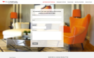 Formulário de contacto